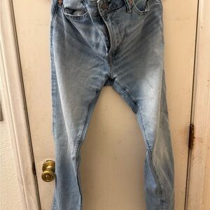 American Eagle Outfitters Men's Sky Blue Slim Jeans